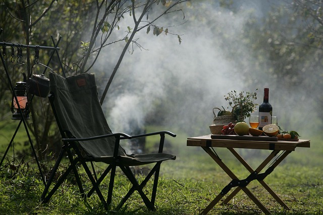 Outdoor Portable Camping Chair with Cooler
